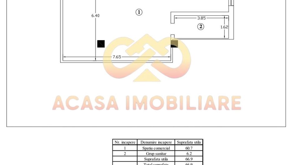 SPATIU COMERCIAL PRIN DESTINATIE 67MP - Poză 4