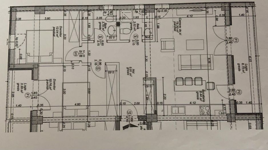 Apartament cu 3 camere, 2 bai si loc de parcare - Poză 7