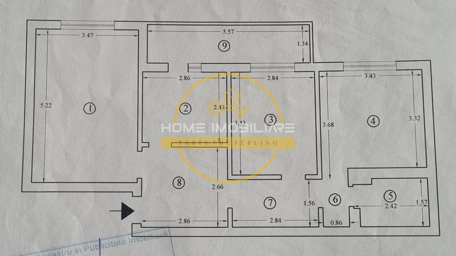 Apartament 3 Camere/Decomandat/72mp/Zona CUG - Poză 9