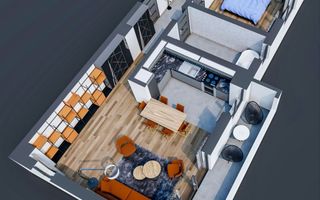 Apartament 2 camere, 75 mp, dressing separat, Bucium – lângă Lidl, 112.500 € - Poză 2