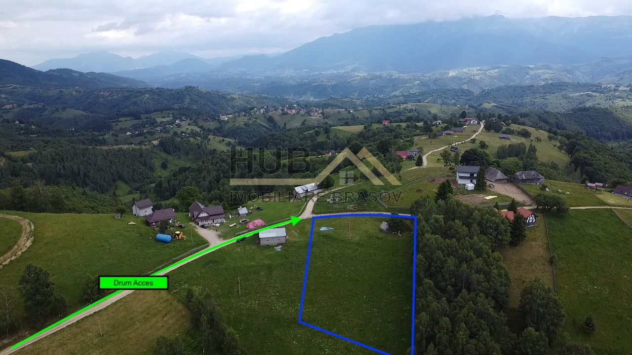 Teren Moieciu zona Pestera cu PUZ si utilitati | 4.649mp - Poză 3