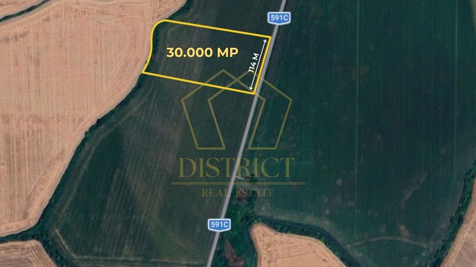 COM 0% Teren extravilan industrial la drumul judetean | Sacalaz - Poză 2