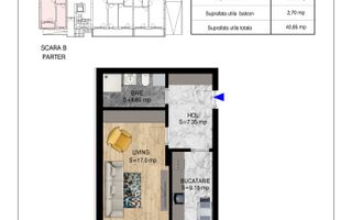 Garsoniera decomandata 41mp Theodor Pallady Comision 0% - Poză 1