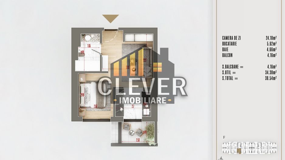 PROMO 2 Camere Finisaje Premium Theodor Pallady Sector 3 - Poză 1