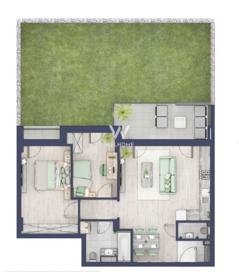 Chirie apartament 3 camere, Turnisor, Sibiu - Schiță 24