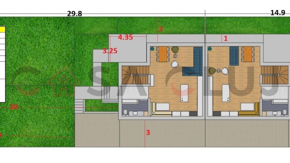 Casa noua tip duplex in Dambul Rotund! - Poză 11