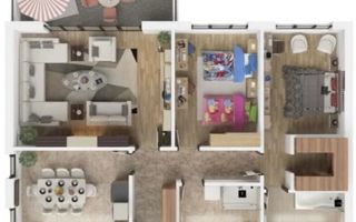 Vând apartament 3 camere 3 minute de Coresi complex ISARAN - Poză 7