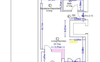 Studio dublu Avalon I Porsche Pipera - Rond OMV I Comision 0% - Poză 2