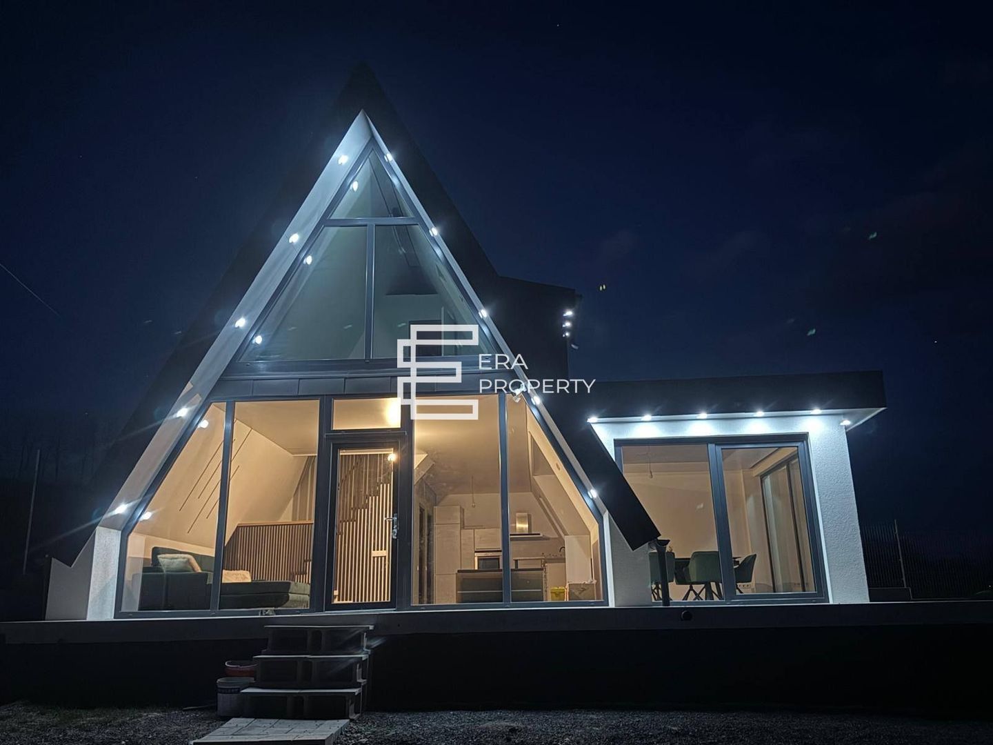 Casă nouă la cheie, tip A-frame, intabulată, în Șura Mare - Poză 12