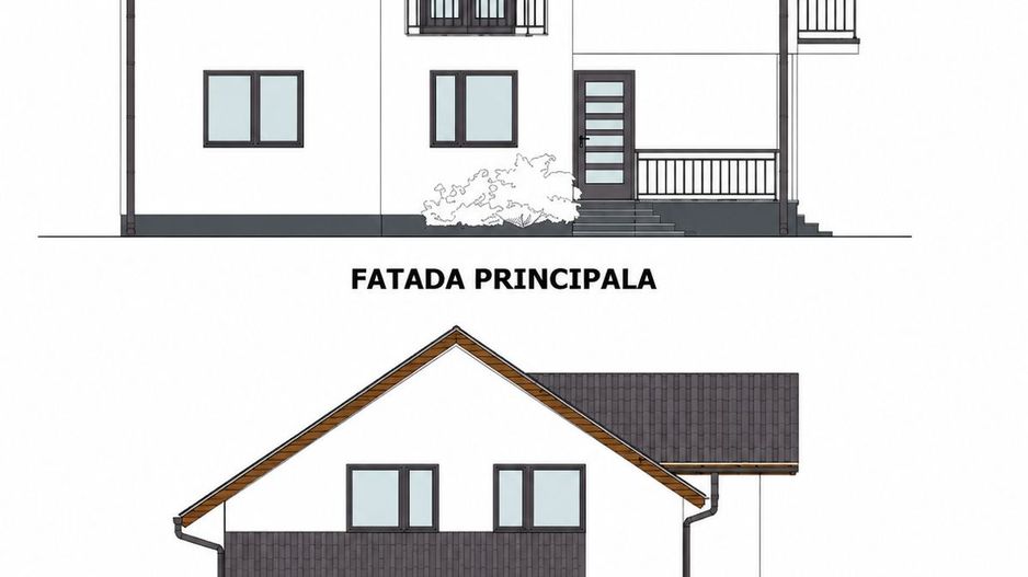 Casă singur în curte, materiale premium Corunca (4camere) - Poză 6