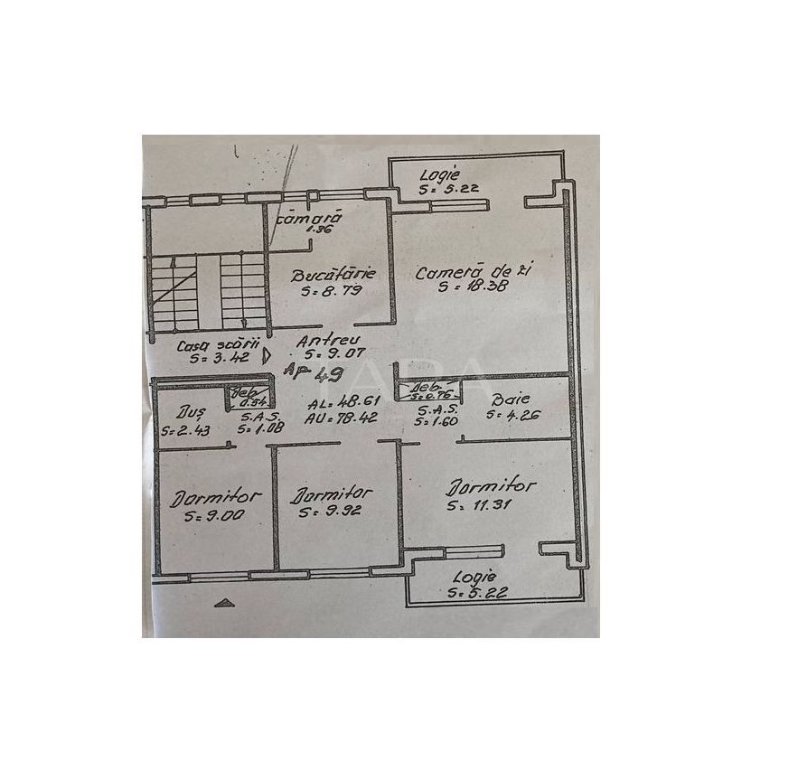 Apartament 4 camere, Mărăști,  spațiu generos și locație excelentă. - Poză 8