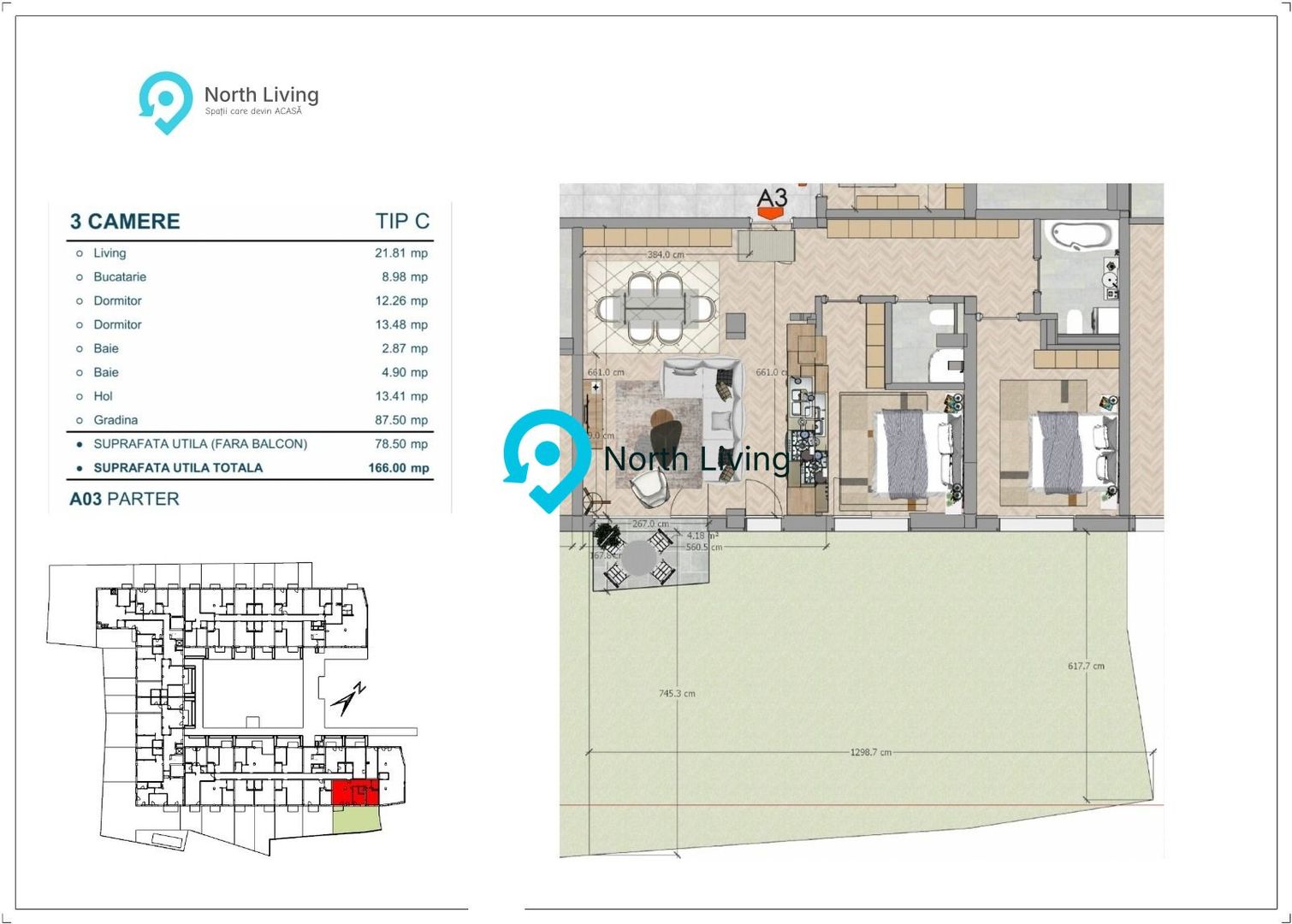 Apartament 3 camere | Proiect Premium | Obor - Poză 3
