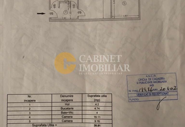 Apartament cu 2 camere - zona Alexandru - P-ta Voievozilor - Poză 11