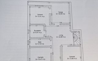 Casa BCA, 2005, P+M, 6 camere, nemobilata, vedere lac - Poză 11