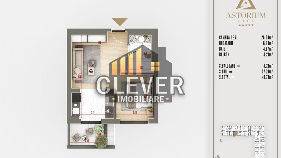 Ideal Investitie 2 Camere Finisaje Premium Theodor Pallady - Poză 2