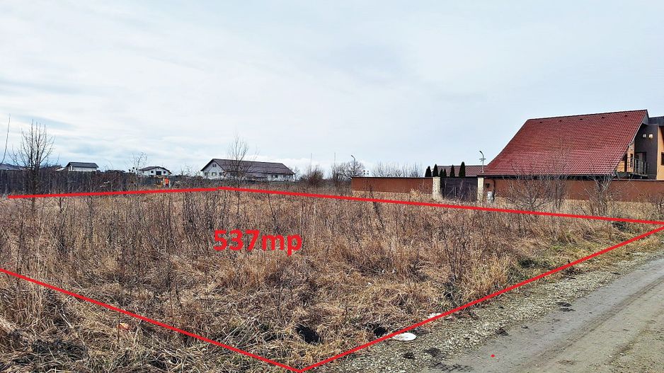 Teren Intravilan cu PUZ, intre case in Bod, 537mp, 21480 euro - Poză 1