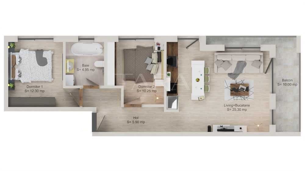 Apartament modern cu 3 camere Donath Park – zonă verde, lânga padure - Poză 6