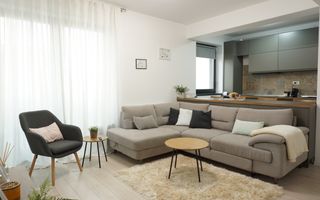 Apartament open space, etaj superior, mobilat si utilat modern - Poză 1