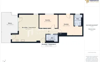 Tur virtual| 3 camere, premium, priveliște spre Bega, Central- Paltim - Poză 33