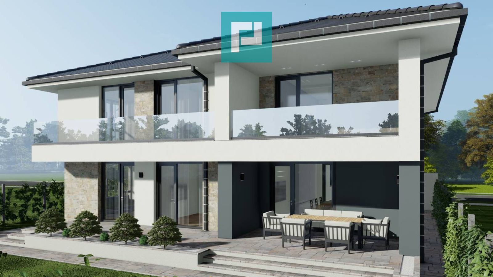 Ap. nou 2026, 2 dormitoare, grădină, parcare - Poză 2