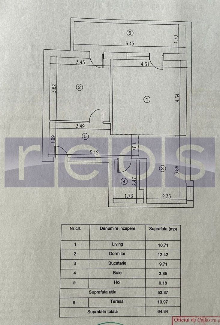 VANZARE APARTAMENT 2 CAMERE 64MP - PETRU RARES RESIDENCE 1259 -METROU BASARAB - Poză 8