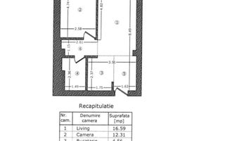 AP. 2 CAMERE AVIATIEI PARK, BLOC NOU, MOBILAT, CENTRALA, COMISION 0% - Schiță 9