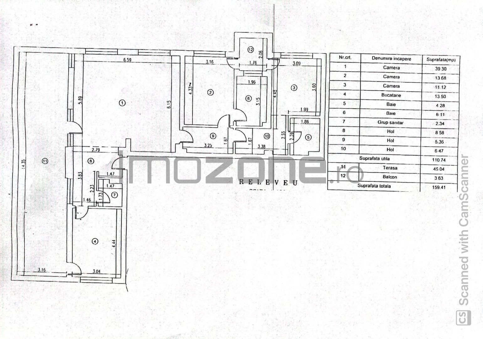 DE INCHIRIAT - PENTHOUSE-MILITARI-3 CAMERE CU TERASA DEOSEBITA 50MP,  NEMOBILAT - Poză 5