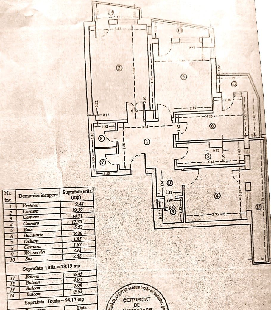 Vanzare Apartament 3 Camere Stradal Bd Octavian Goga  94 Mp - Poză 5