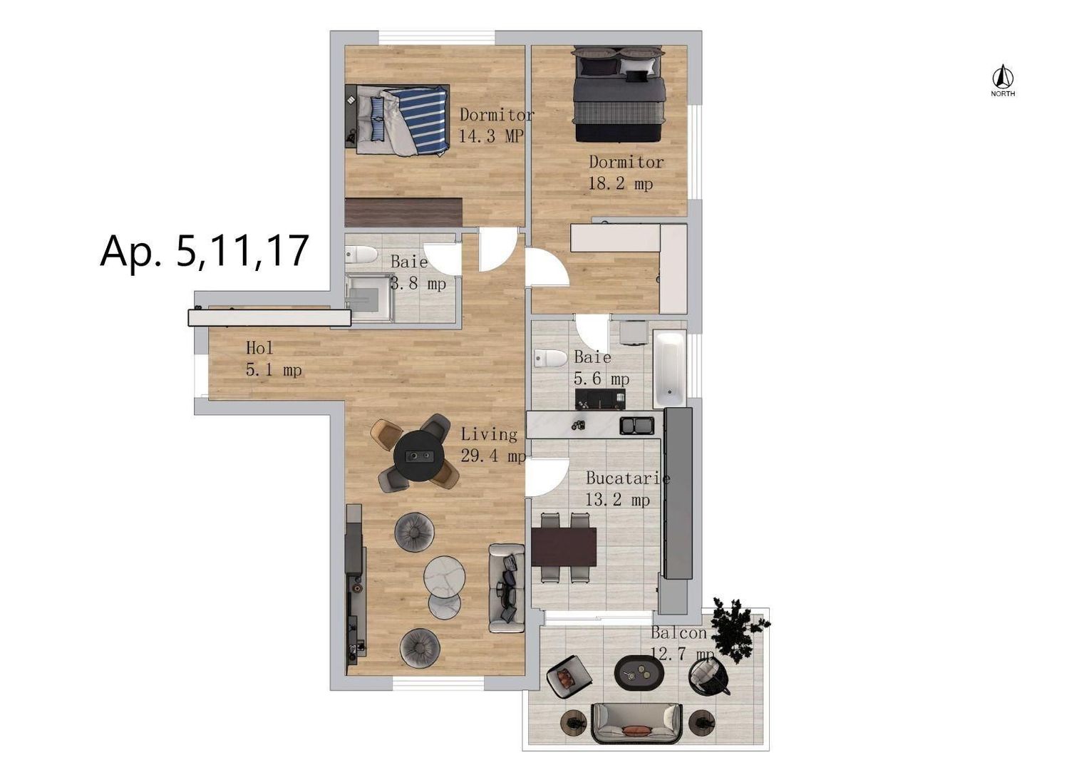 Apartament 3 camere Berceni-Drumul Binelui - Poză 8