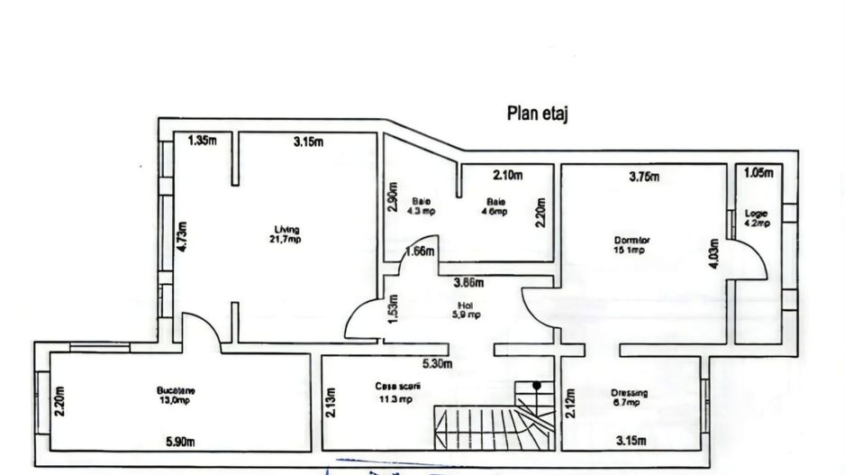 Apartament 2 camere / 72 mp / Terezian - Poză 17
