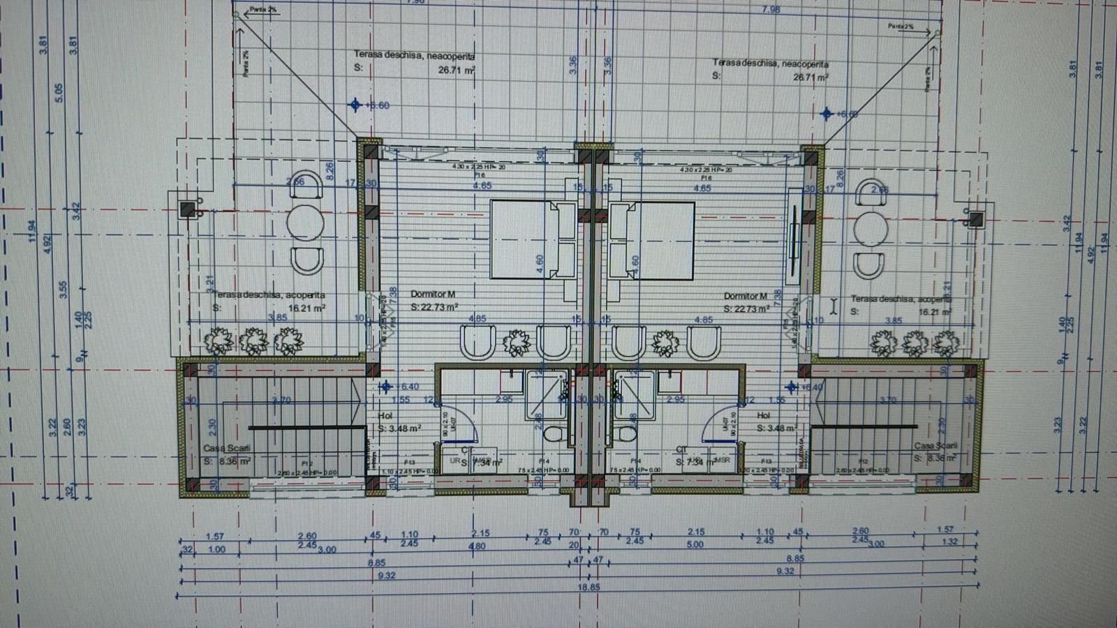 Duplex P+1+2R Pipera, 3 dormitoare, 210 mp utili, 3 terase - Poză 7