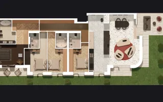 APARTAMENT ULTRAFINISAT | COMPLEX PREMIUM | 221MP-TERASA 114MP - PIPERA - Schiță 15