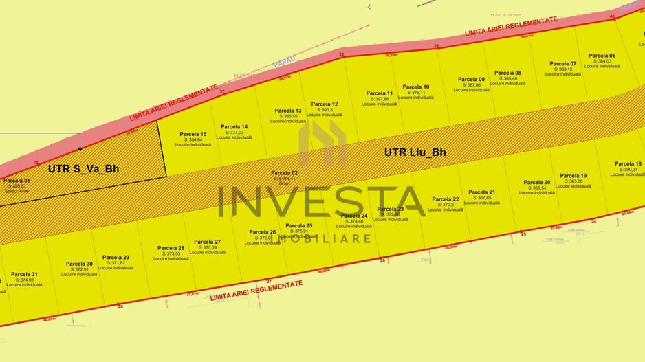 Teren cu PUZ  si HCL– proiect rezidential exclusivist pentru 15 case ! - Schiță 2