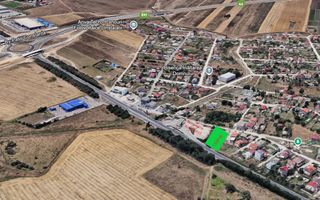 Teren intravilan 1500 mp dubla deschidere Lazu Benzinaria Rompetrol - Poză 3