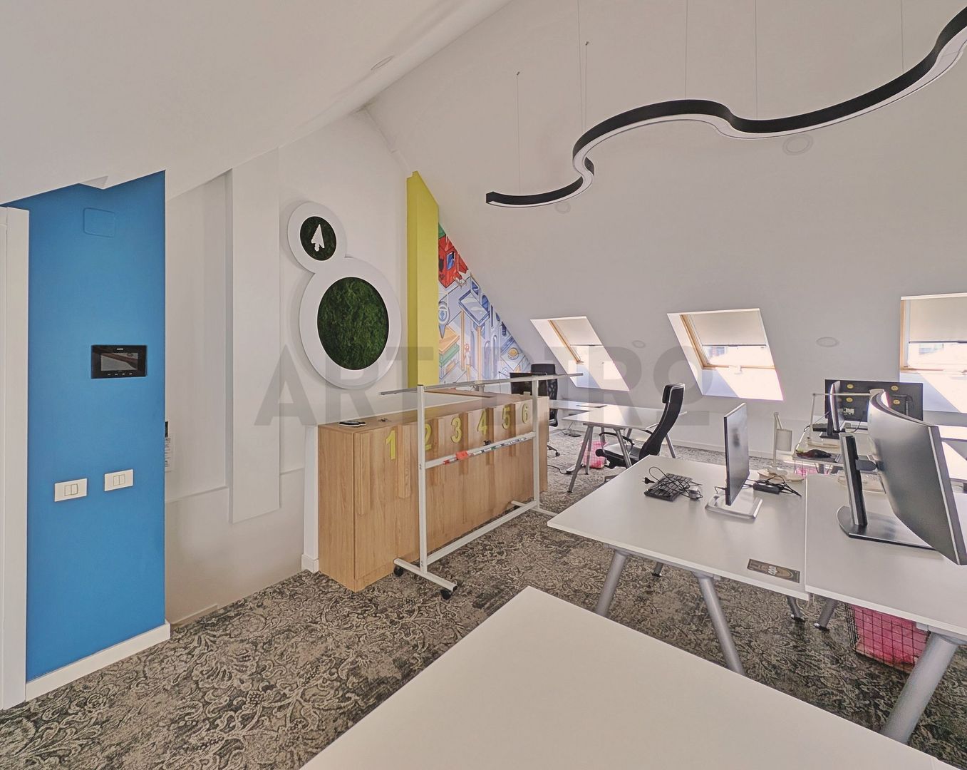 Zero comision, 308mp birou creativ Arcul de Triumf, mobilat si echipat - Poză 19