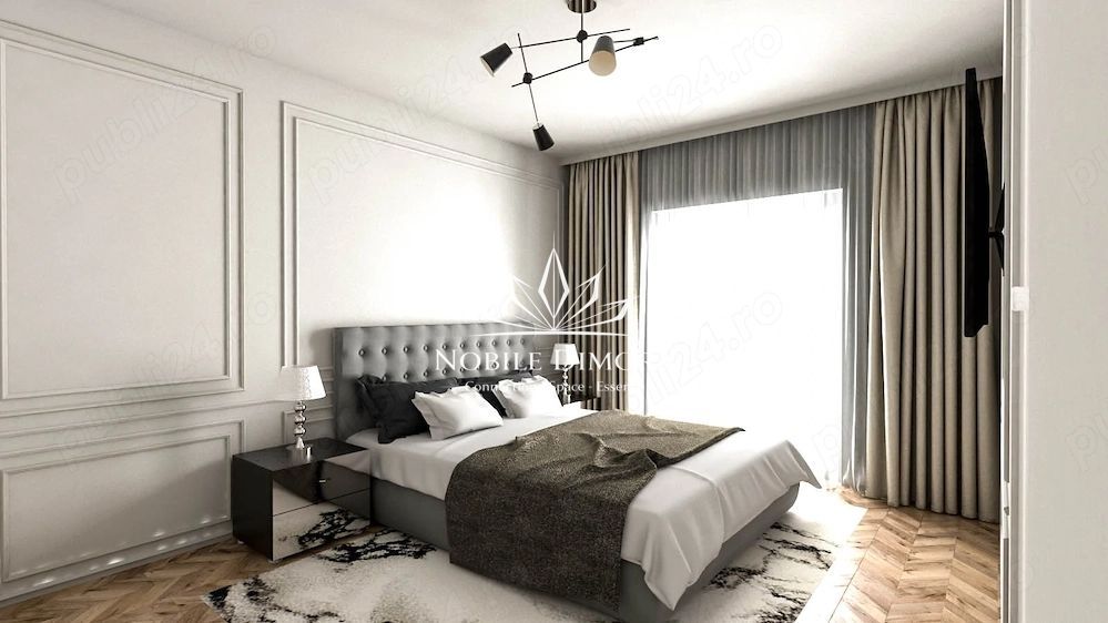 Penthouse deosebit cu 2 camere si terasa de 70 mp - vedere panoramica - Poză 6