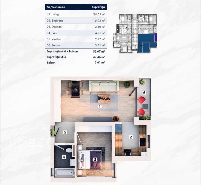 Apartament Premium cu 2 camere, Complex Rezidential Nova Mehala, mutare Imediata - Poză 9