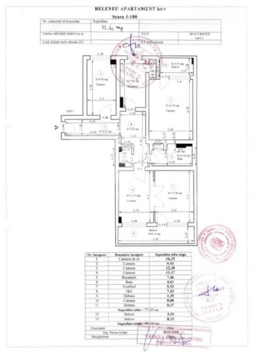 Apartament 4 camere Dorobanti | Imobil 1977 - Poză 15
