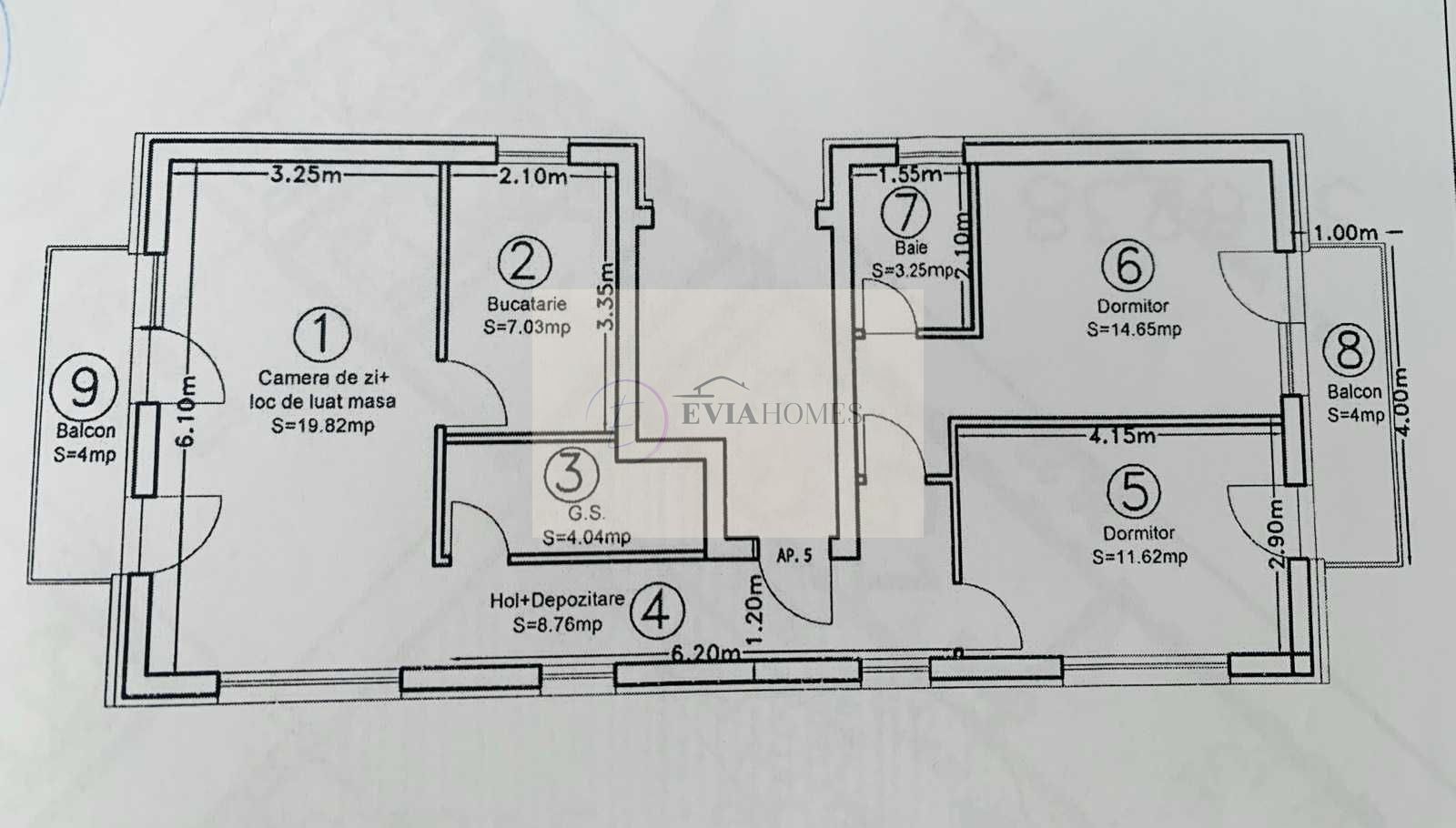 3 camere / zona Romul Ladea/ Parcare inclusa - Poză 8