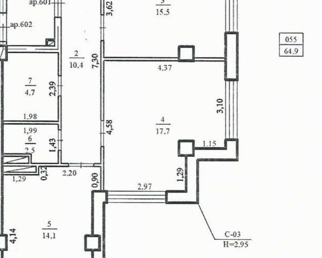 Vânzare, apartament, 2 camere + living, str. Ialoveni, Telecentru - Poză 3