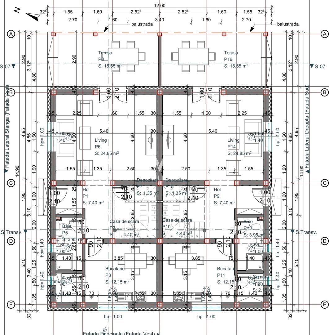 Casa tip duplex,Calea Cisnadiei, SIBIU - Schiță 3