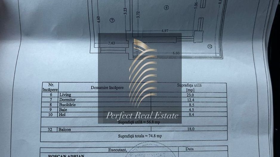 Apartament 2 camere – 56.8 mp utili 74,8 CONSTRUITI  Zona Far - Poză 9