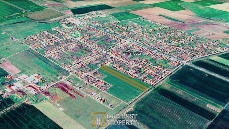 Teren intravilan de vânzare | Zimandcuz,  Arad | 7.317 mp | Comision 0 - Poză 1