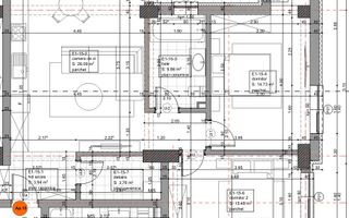 Apartament 3 camere, etaj 1, predare la cheie - Schiță 8