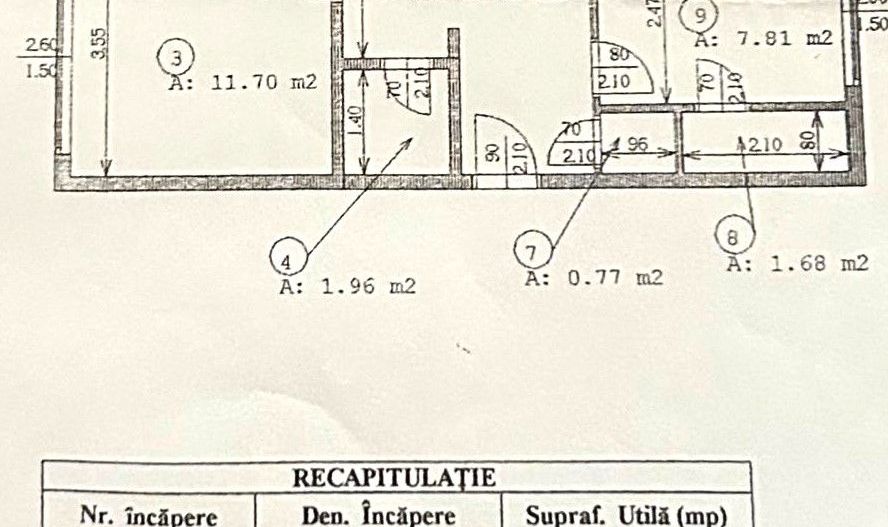 Apartament 3 camere Adiacent  Bd. Nerva Traian cu Centrala - Poză 9