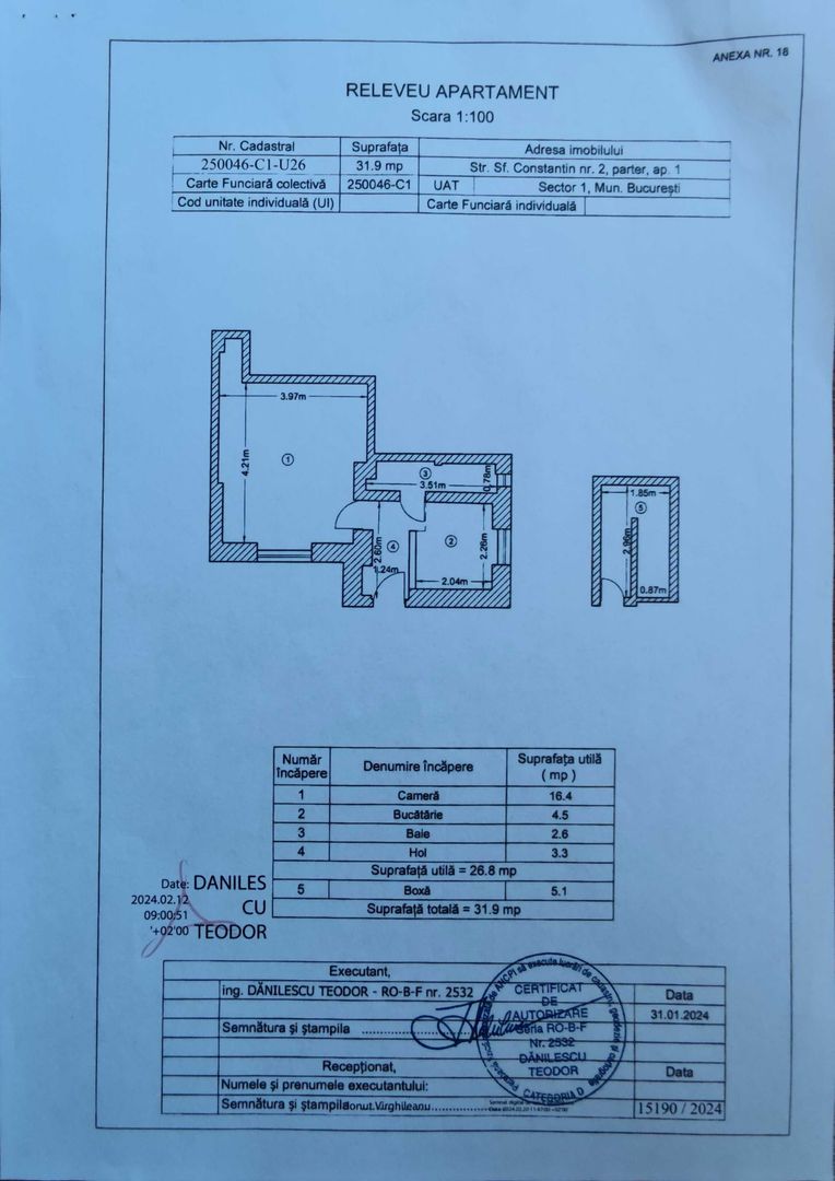 De vanzare Garsoniera Cismigiu sector 1 - Poză 7