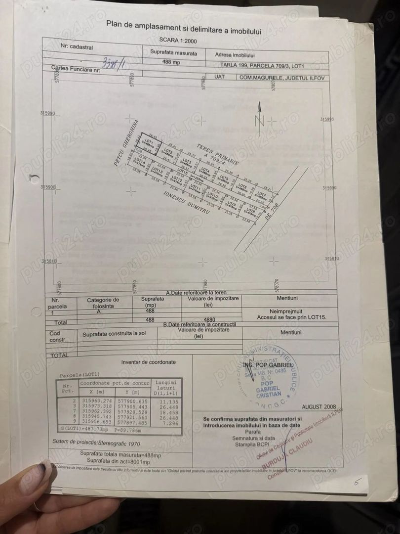 De vanzare teren langa padure, 488mp, Magurele/Cornetu - Poză 1