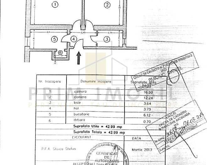 2 camere Decomandat – Copou, Bd. Carol I, 250 m de Universitate - Poză 12