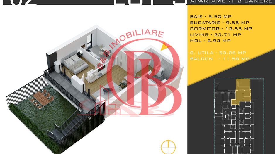 2 camere cu gradina Titan Pallady  Metrou Nicolae Teclu - Schiță 1