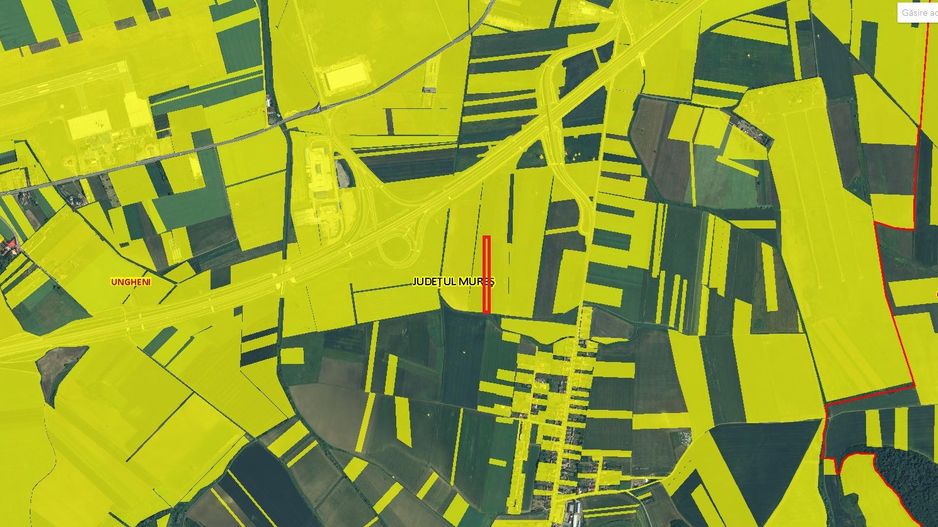 P 1192 - Teren de 6800 mp în jud. Mureș, Cerghid - Poză 2